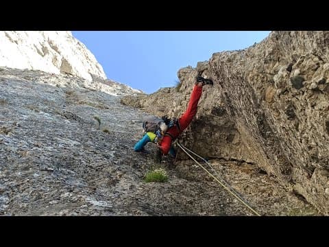 Diedrul Pupezei - Peretele Vaii albe