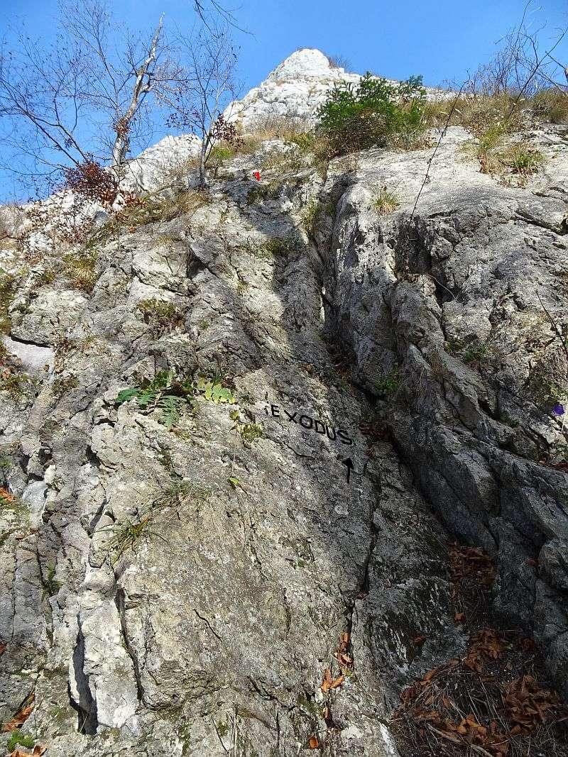Intrarea în traseu.