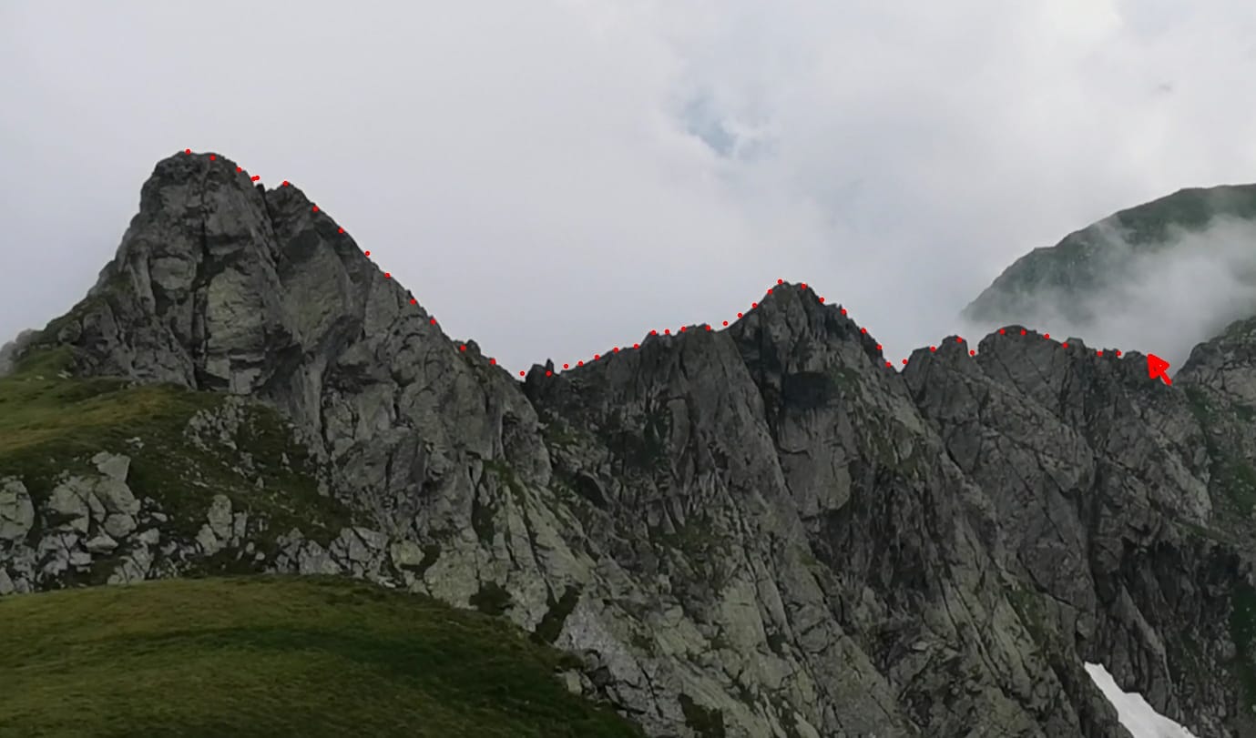 Vedere din nord. Sursă foto: Codrin R. (2021)