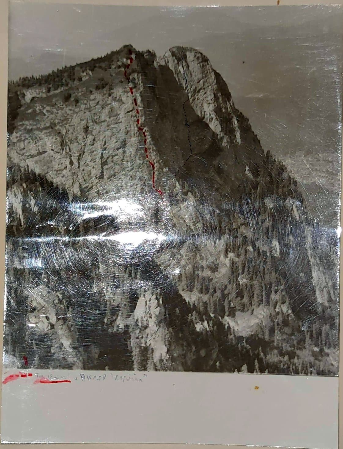 Foto cu linia traseului Foto cu linia traseului