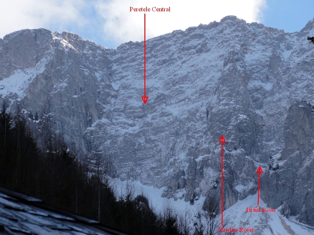 Vedere de la Cabana Garofiţa Pietrei Craiului Vedere de la Cabana Garofiţa Pietrei Craiului