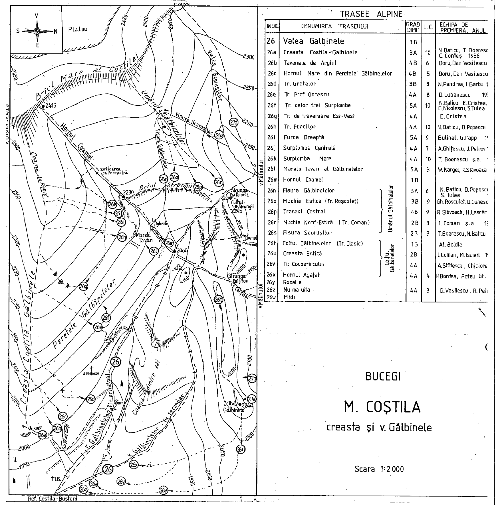 Hornul Coamei - schiță