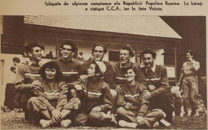În mijlocul rândului de sus