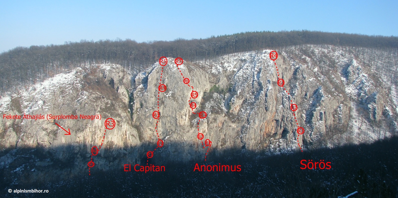 Sursă: alpinismbihor.ro Sursă: alpinismbihor.ro