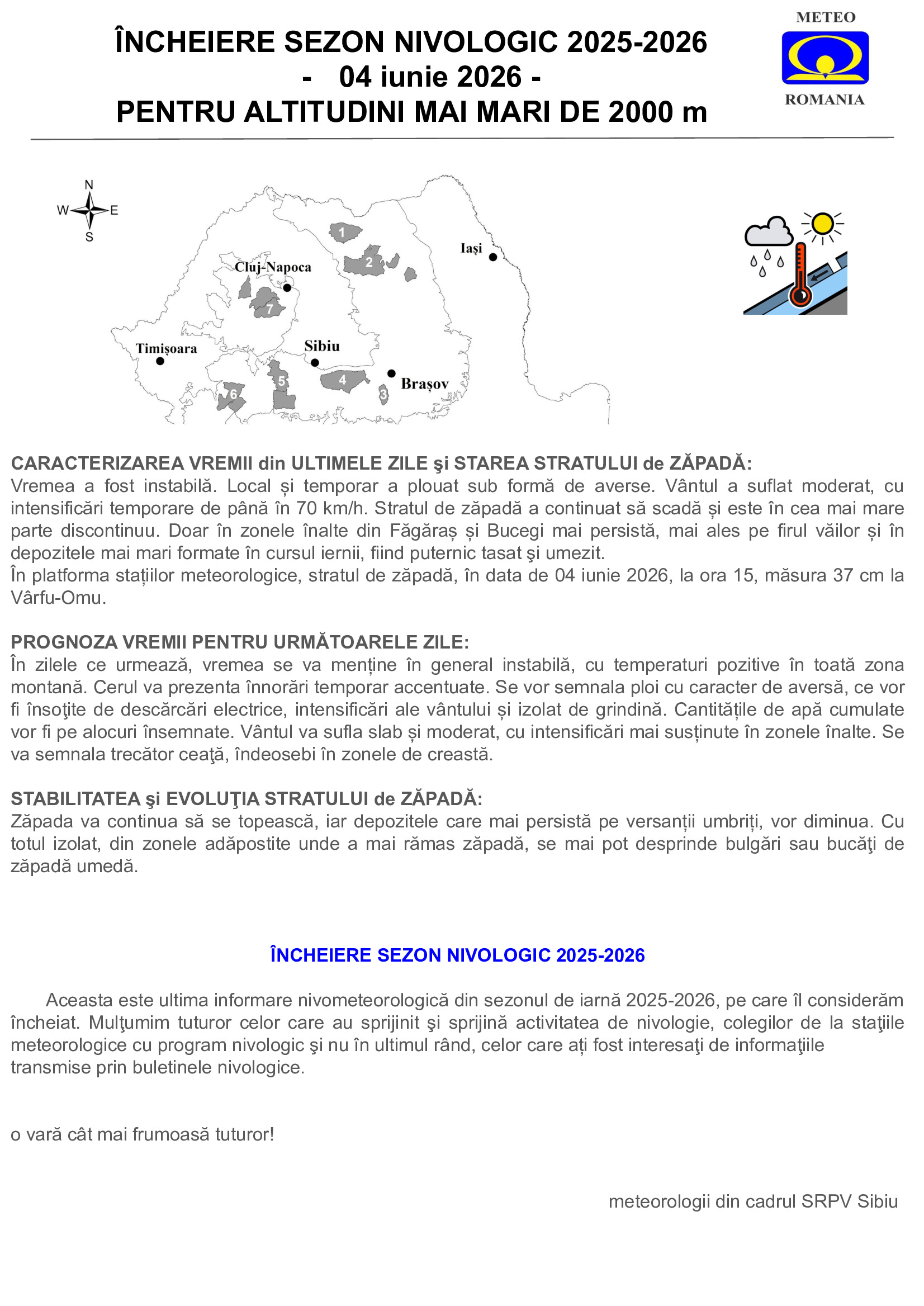 Buletin nivometeorologic - Pagina 1